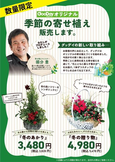 GooDayオリジナル 季節の寄せ植え