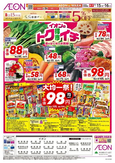 12/15号 イオンのトクイチ:表面