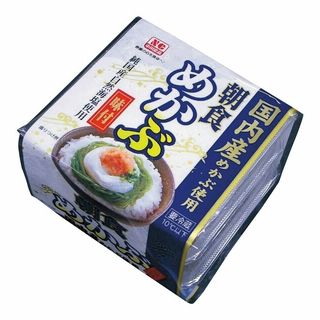 中川食品 国産朝食味付めかぶ 3個組