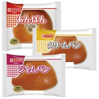 クリームパン/ジャムパン/あんぱん