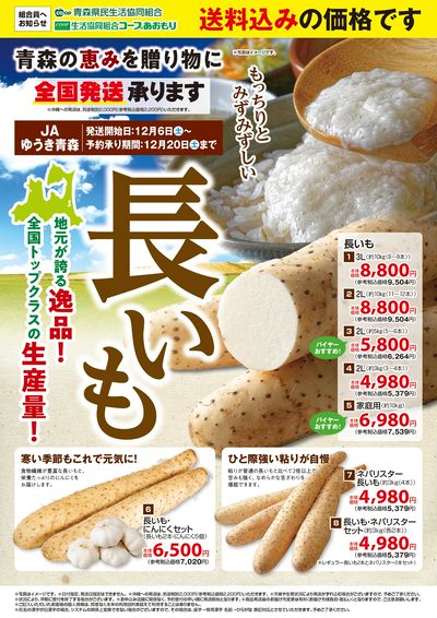 【長いも】ご予約承り中!