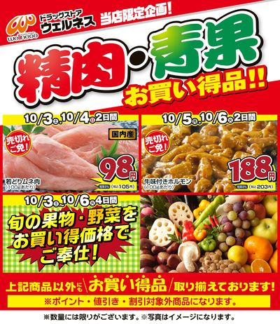 10/3~10/6 ウェルネス生鮮LINEチラシ-3・4・5・6・7