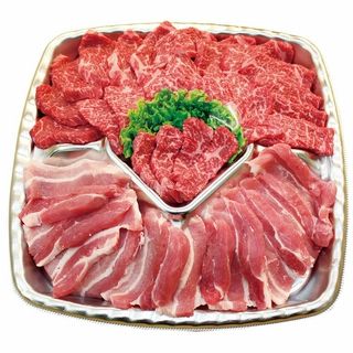 国産 国産焼肉2点盛(国産牛肉・国産豚肉) 400g