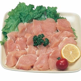 国産 若鶏ムネ切身 100g当り