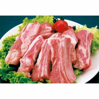 国産 豚骨付きスペアリブ 100g当り