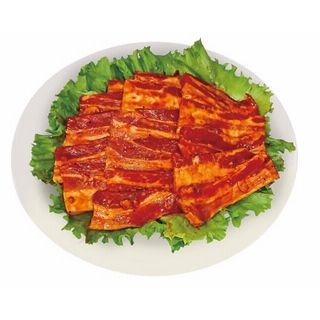 フランス産豚肉味付カルビ焼用(バラ)(解凍)