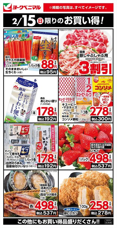 2/15限りのお買い得!