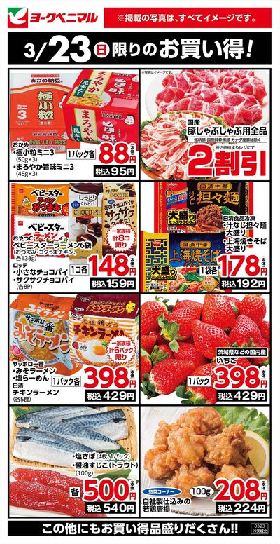 3/23限りのお買い得!