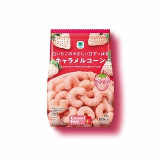 白いちごのやさしい甘ずっぱさ キャラメルコーン