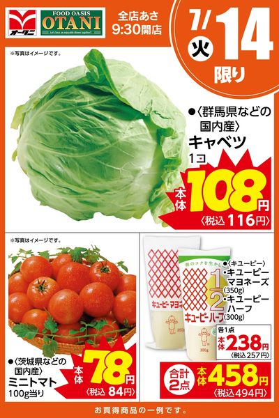 本日の日替わり商品はこちら!