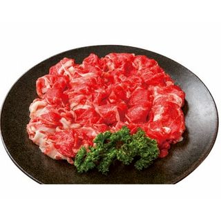 アメリカ産または豪州産牛肉切り落し