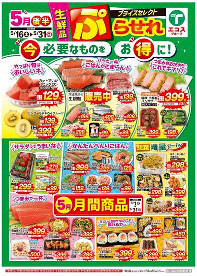 5月後半ぷらせれ