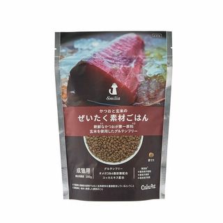 スマイリア かつおと玄米のぜいたく素材ごはん 200g 成猫用