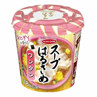 お1人様3点限り エースコック スープはるさめ ワンタン 1食入