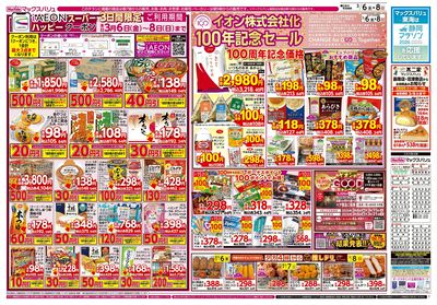 3/6号 イオン100周年記念特別価格/カメさんデー/春のごはん丼まつり:オモテ