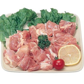 国産 若鶏モモ切身 100g当り