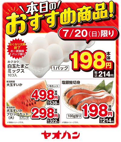 本日のおすすめ商品!