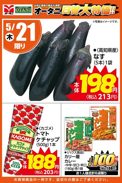 本日の日替わり商品はこちら!