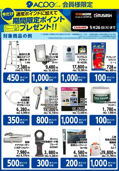 【ACPO4月】ボーナスポイントのご案内