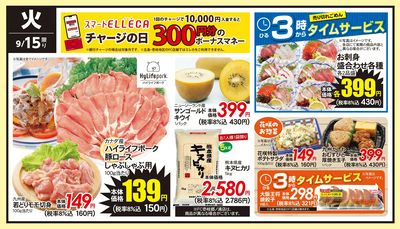 9/15(火)のお得情報