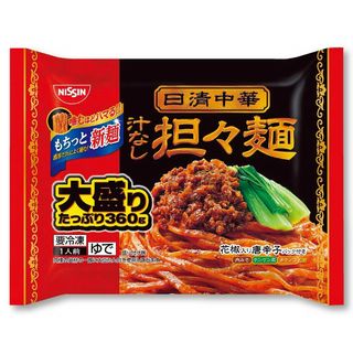 日清中華汁なし担々麺大盛り(360g)