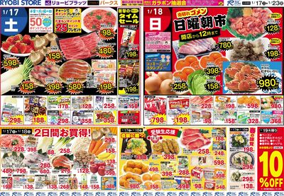 1月17日~1月23日チラシ:おもて