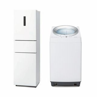 【軒先渡し】家電2点セット(冷凍冷蔵庫 235L+全自動洗濯機 7kg OSH)