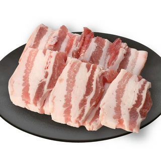 北海道産 ゆめの大地豚バラ焼肉用 350g入