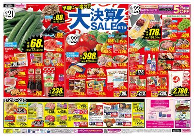 半期に一度の大決算SALE!沖縄フェア同時開催:オモテ