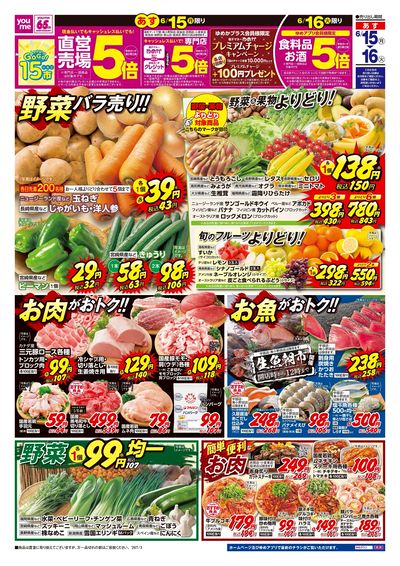 6/15号 ウィークチラシ オモテ