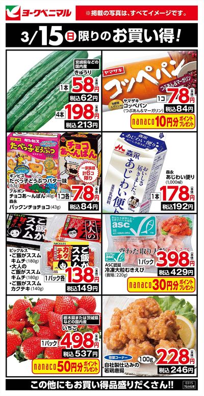 3/15限りのお買い得!