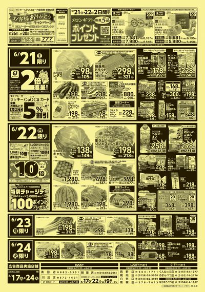 お得なお買得情報 ウラ