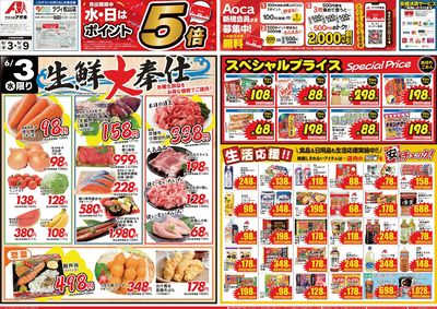 6月3日開始チラシ:表