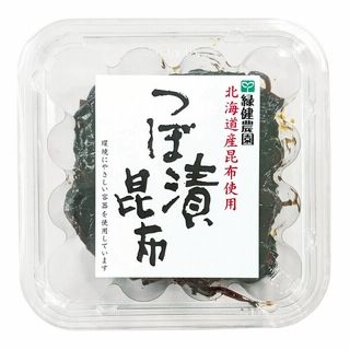 緑健農園 つぼ漬昆布 角カップ 140g