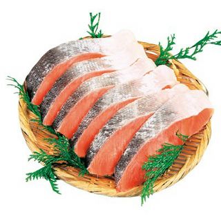 塩銀鮭切身大切り(甘口/養殖)
