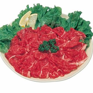 国産・交雑種 牛モモうす切り 100g当り