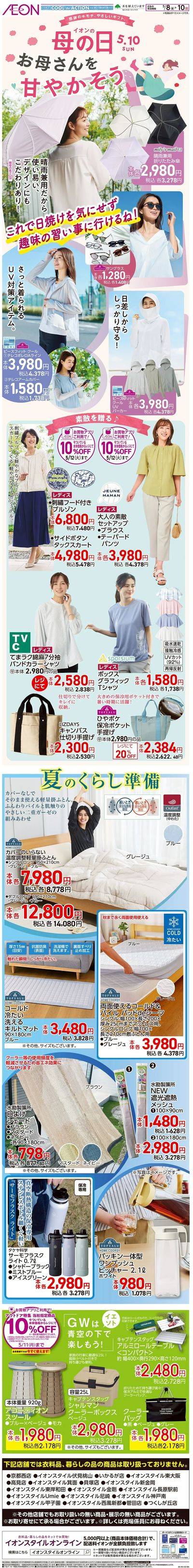 第11週 5/8号 母の日