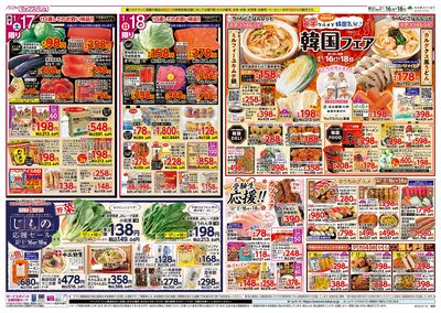 1/16号 冬の韓国フェア:ウラ