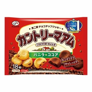 不二家 カントリーマアム バニラ&ココア 18枚入