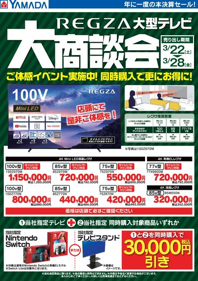 REGZA大型テレビ 大商談会