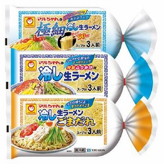 冷し生ラーメン(醤油/ごまだれ/極細)