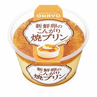 オハヨー乳業 新鮮卵のこんがり焼プリン 140g