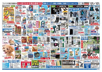 コメリパワー 7/17号 夏本番を楽しもう! ウラ
