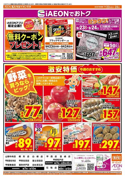 激安特価は水曜からのおすすめ品!