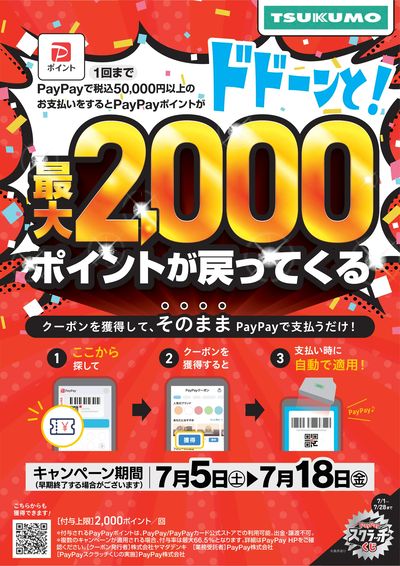 PayPayクーポン_最大2万ポイント