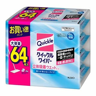 花王 クイックルワイパー立体吸着シート 64枚