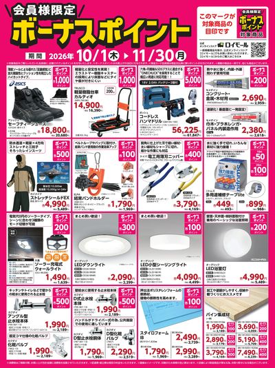 11月30日まで!ボーナスポイント_プロ店