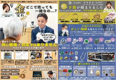 貴金属・宝石表