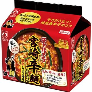 明星 チャルメラ 宮崎辛麺 5食パック