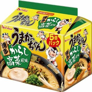 ハウス うまかっちゃん からし高菜風味 5食パック